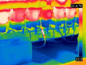 Ukázka snímku z FLIR T1020